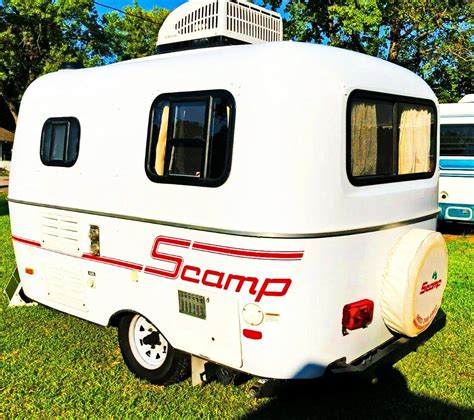 scamp 13 deluxe for sale|scamp trailer 13' with bathroom for sale.